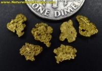 2.00 Grams (6) Northern Nevada Gold Nuggets