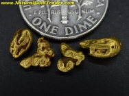 1.74 Grams (4) California Gold Nuggets