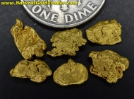 1.84 Grams (6) California Gold Nuggets