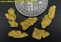 2.03 Grams (5) Northern Nevada Gold Nuggets