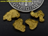 1.95 Grams (4) Northern Nevada Gold Nuggets