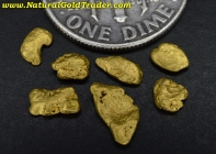 1.21 Grams (7) Plumas California Gold Nuggets
