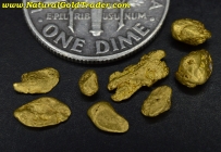 1.50 Grams (8) Northern California Gold Nuggets