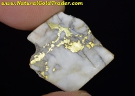 1.87 Gram California Gold & Quartz Slab
