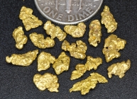 3.25 Grams (16) Alaska Gold Nuggets