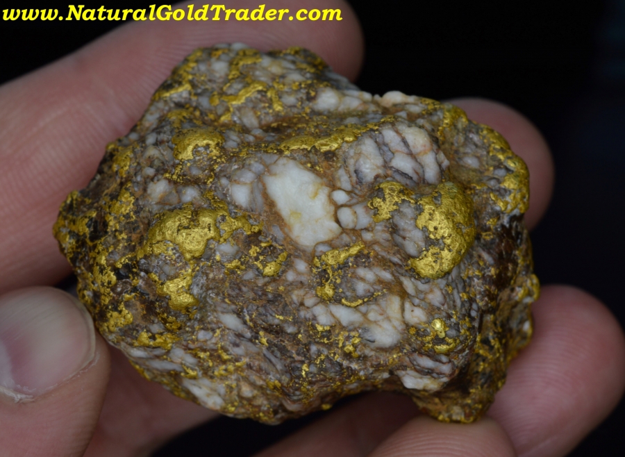 100.54 Gram California Gold & Quartz Specimen