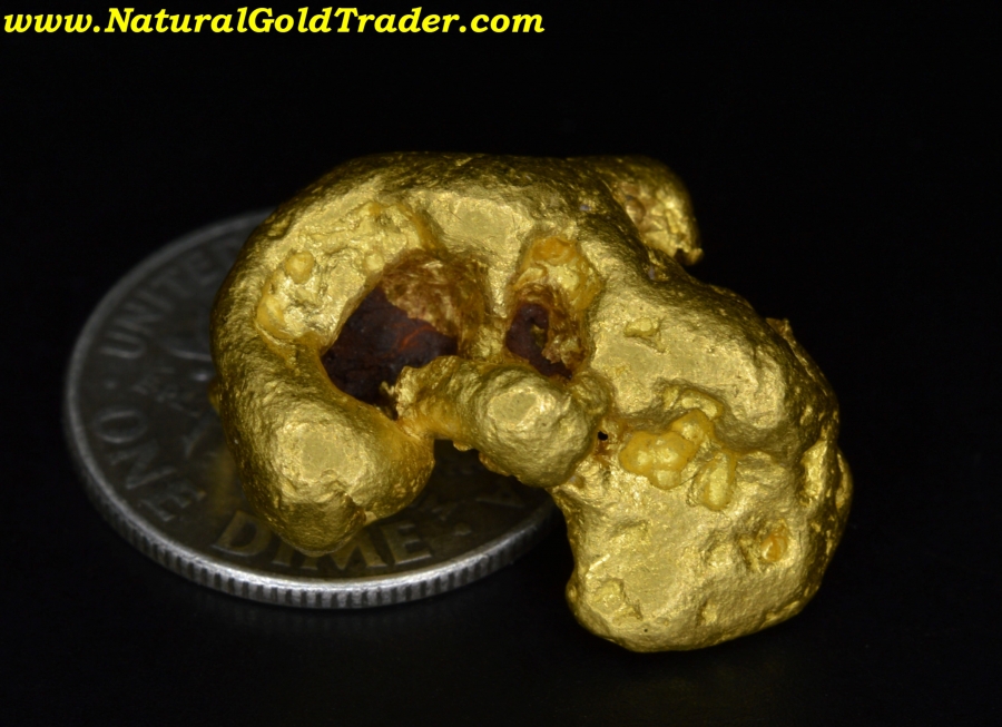 thumbnail image 2 of Australian Natural Gold Nugget - 0.87 Grams - Hand Prospected (18k-22k Purity) 2 of 5