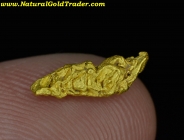.90 Gram Mexico Crystallized Gold Nugget 