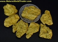 .5 ozt.+ 15.70 Grams (7) Montana Gold Nuggets 