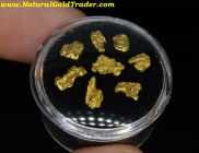 1.89 Grams (8) Alaska Placer Gold Nuggets