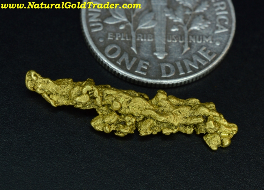 1.37 Gram Murray Idaho Crystallized Gold Specimen