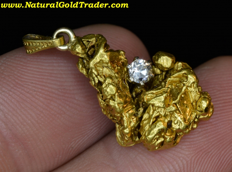 10.19 Gram California Gold Nugget Pendant