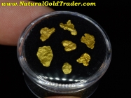 1.20 Grams (7) Natural Alaskan Gold Nuggets
