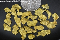 3.70 Grams of Idaho Leaf Gold Nuggets