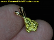 1.13 Gram Alaska Gold Nugget Pendant 