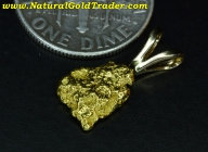 1.06 Gram Alaskan Gold Nugget Pendant