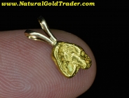1.07 Gram Alaskan Gold Nugget Pendant 