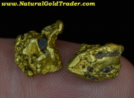 8.42 Grams (2) Canada Placer Gold Nuggets