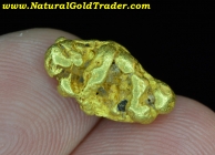 3.81 G. Natural Montana Placer Gold Nugget