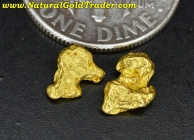 .85 Grams (2) Victoria Australia Gold Nuggets