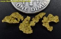 1.30 Grams (3) Northern Nevada Gold Nuggets