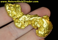91.60 G. Large Victoria Australia Gold Nugget