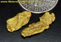 2.07 Grams (2) Arizona Natural Gold Nuggets