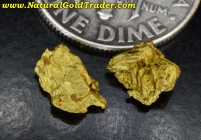 1.03 Grams (2) Western Australia Gold Nuggets