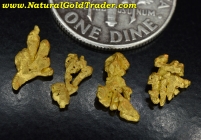 1.30 G. (4) High-Grade Montana AU Specimens