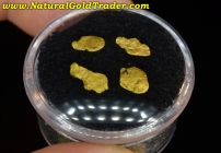 .78 Grams (4) Kamloops B.C Canada Gold Flakes