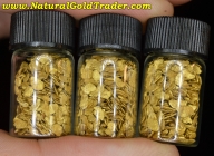 .5 ozt. 15.55 Gram Vials of Montana Gold Flakes