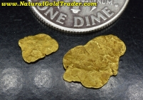 .48 Grams (2) Kamloops B.C Canada Gold Flakes