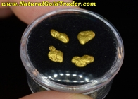 1.20 G. (4) Yuba River California Gold Nuggets