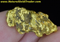 9.58 Gm. Yukon Canada Natural Gold Nugget