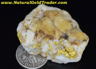 28.30 Gram Coloma CA. Gold & Quartz Specimen