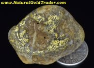 26.67 Gram Boise Basin Idaho Gold & Quartz