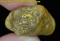 33.63 G. Idaho Gold & Brown-Quartz Specimen