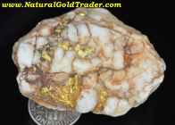 62.98 Gm. El Dorado CA. Gold & Quartz Specimen