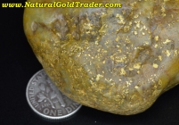 207.43 G. Boise Basin ID Gold & Brown Quartz