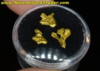1.21 Grams (3) Chicken Alaska Gold Specimens 