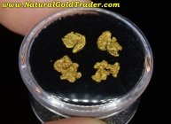 1.35 Grams (4) Natural Alaskan Gold Nuggets