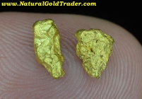 1.43 Grams (2) Sonora Mexico Gold Nuggets
