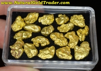 1 ozt.+ 31.25 Grams (18) Alaska Gold Nuggets