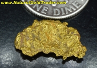 1.53 G. Coarse Natural California Gold Nugget