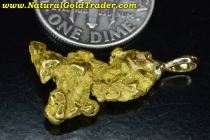 4.74 G. Pure California Gold Nugget Pendant