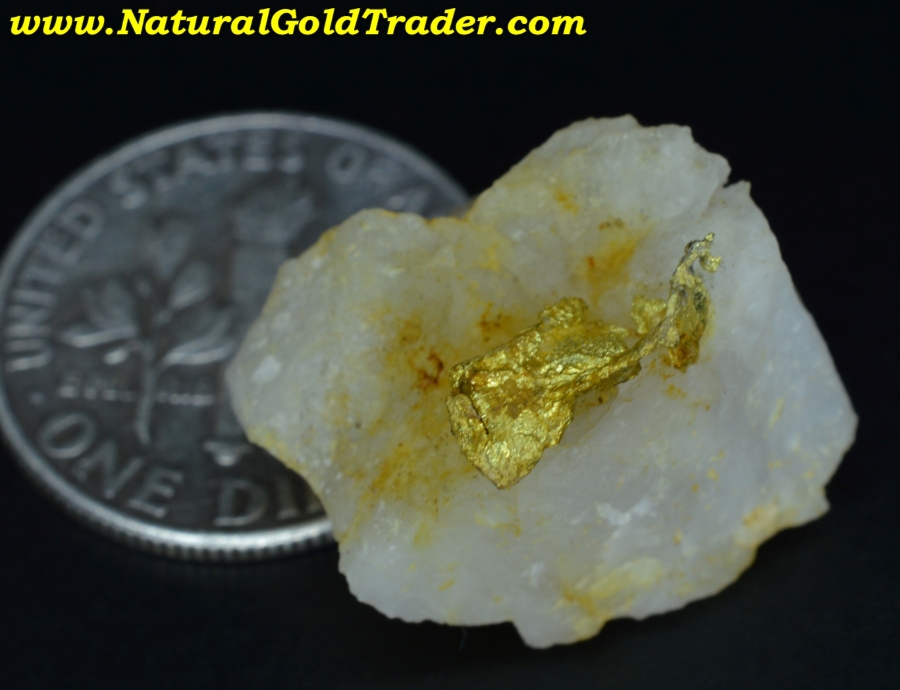 3.22 Gram California Gold & Quartz Specimen
