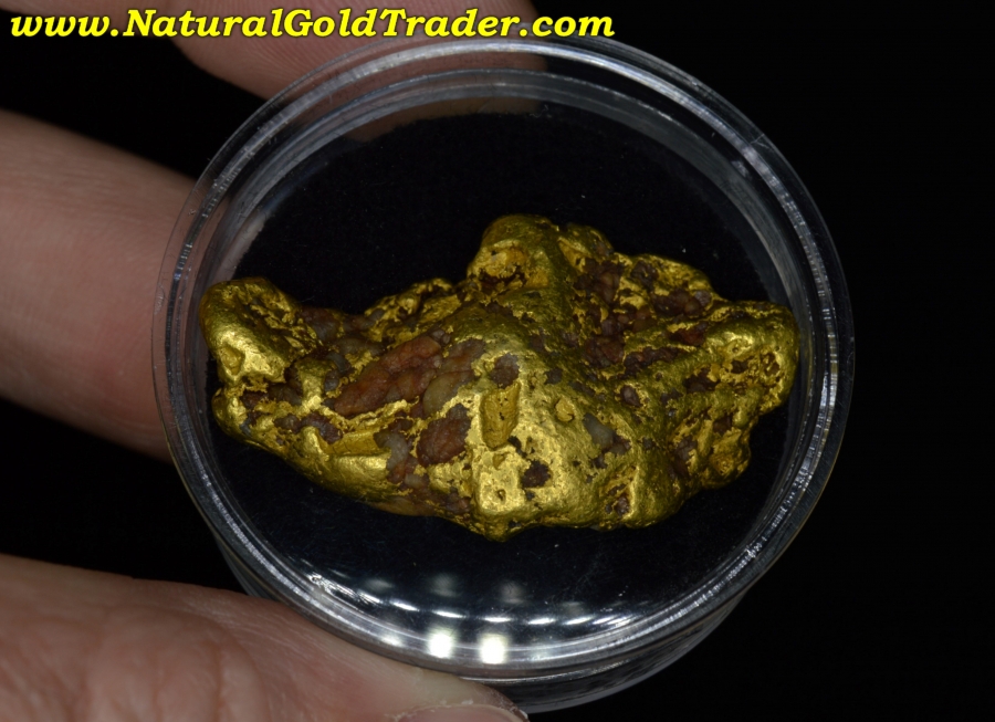 49.19 Gram Arizona Gold Nugget with Quartz
