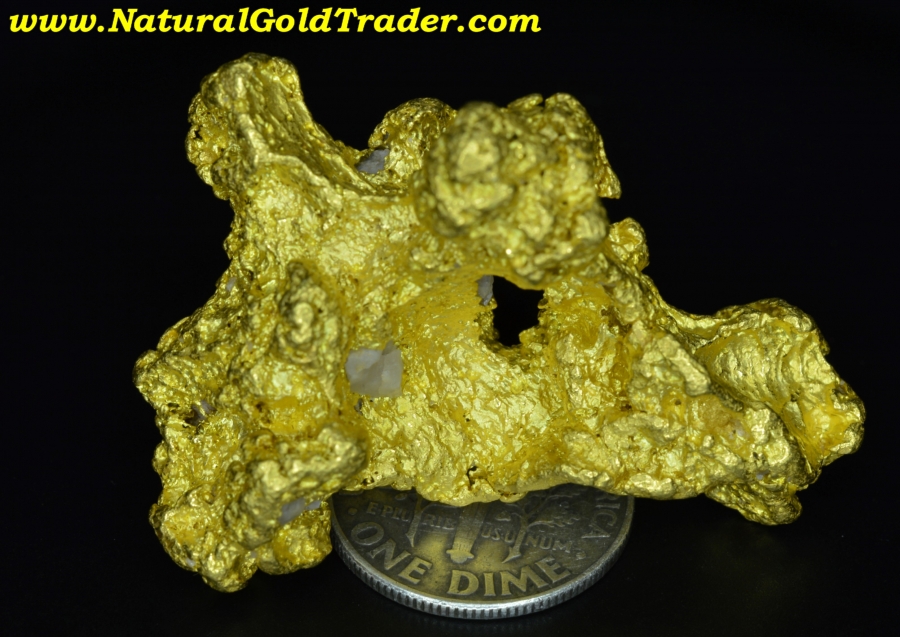 Gold Nugget Australian 0.39 grams Natural Native High Quality Hand