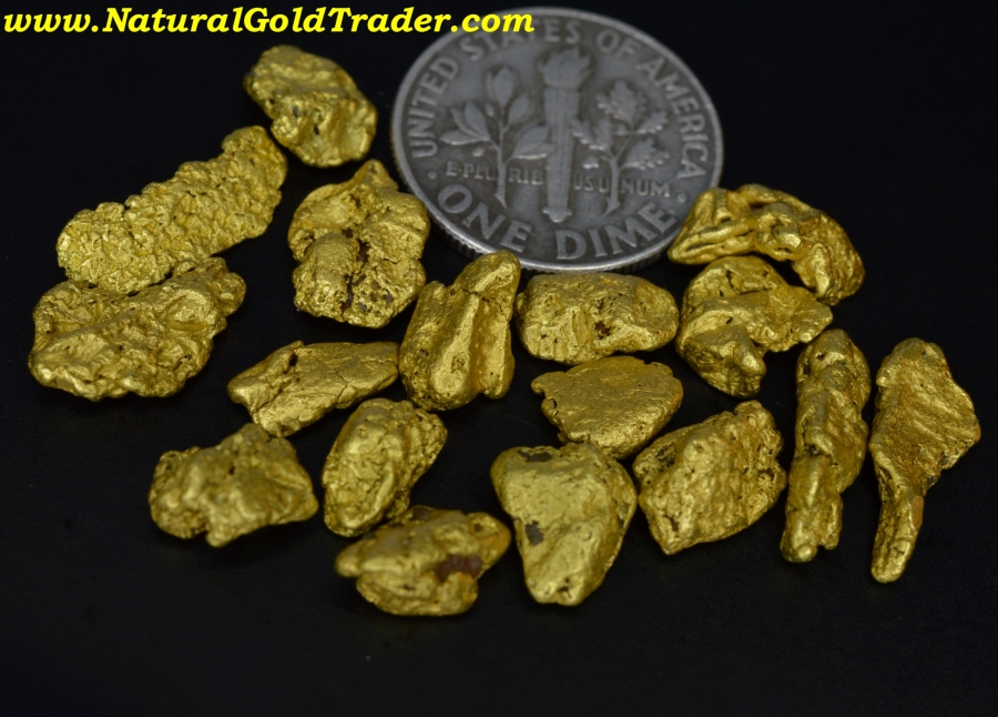 5 ozt.+ 15.62 Grams (17) Yukon Canada Gold Nuggets