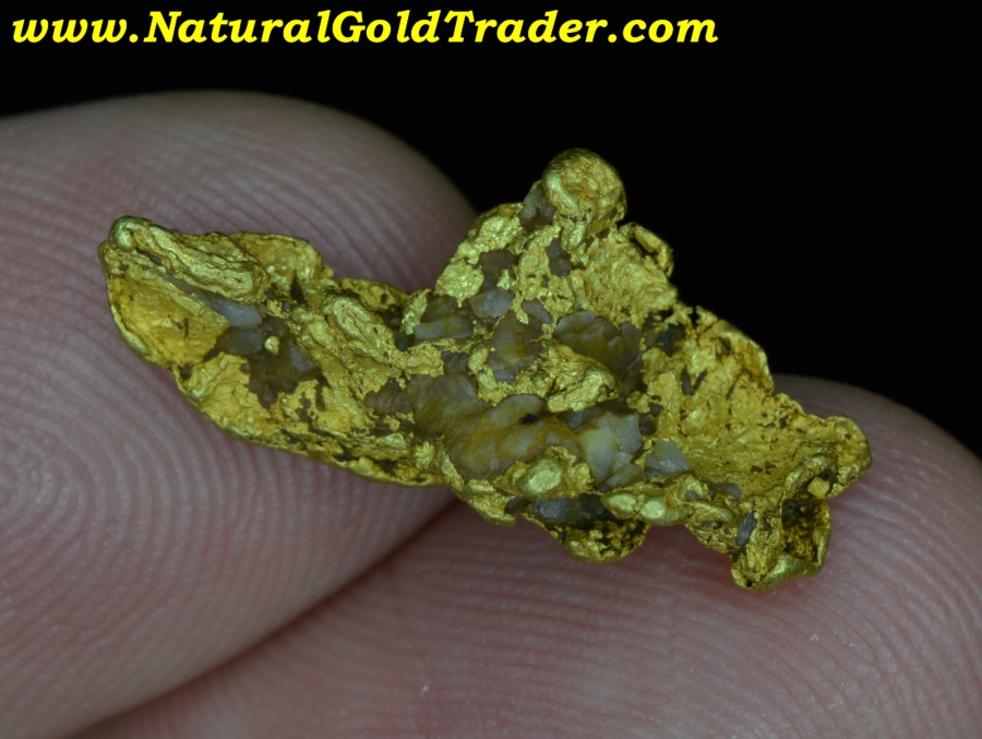 4.62 Gram Murray Idaho Gold Nugget with Quartz